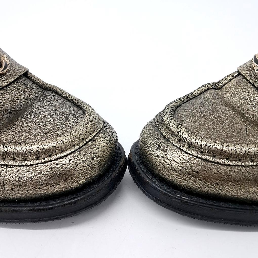 Chanel Heels – Gold