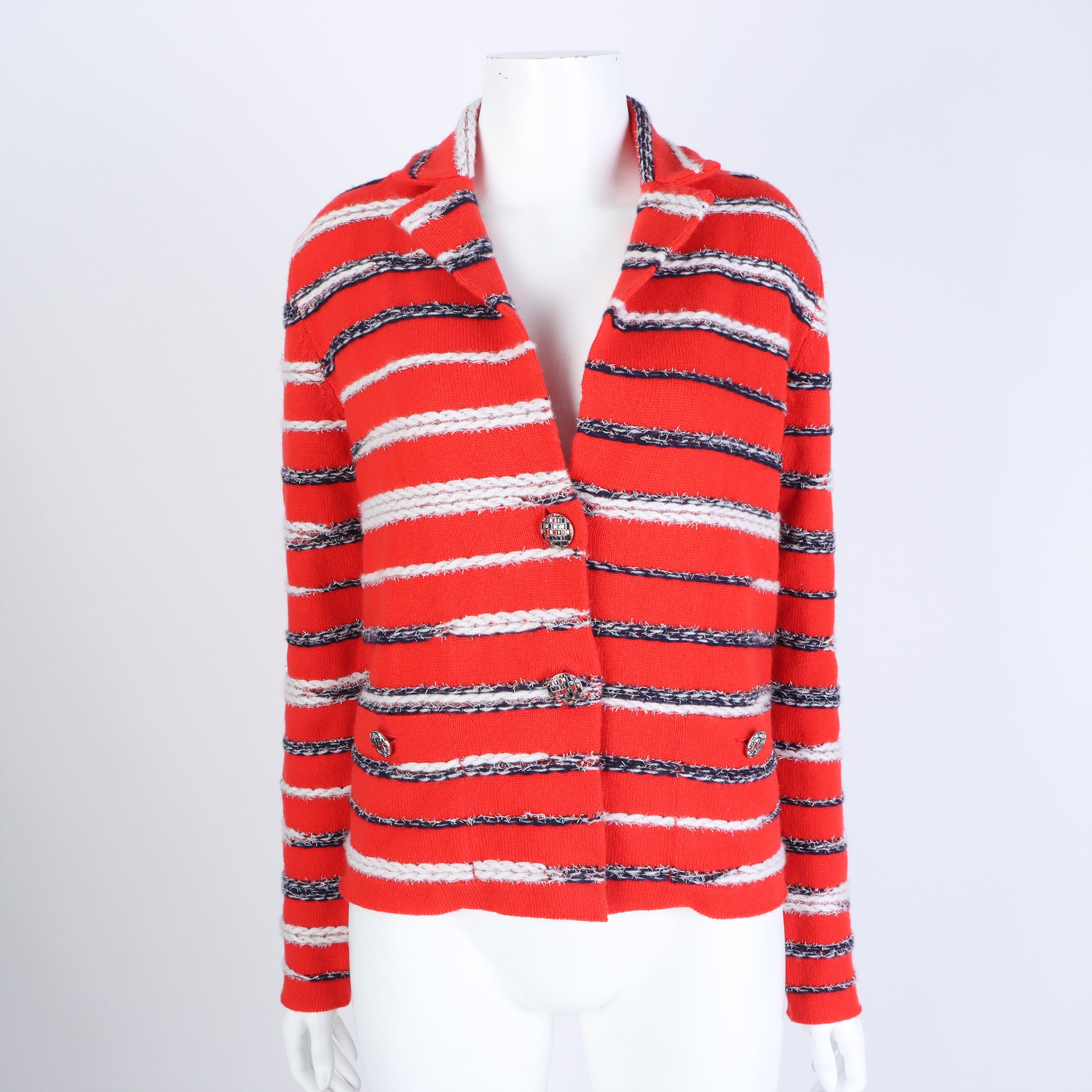 Chanel Cardigan – Cashmere – Red