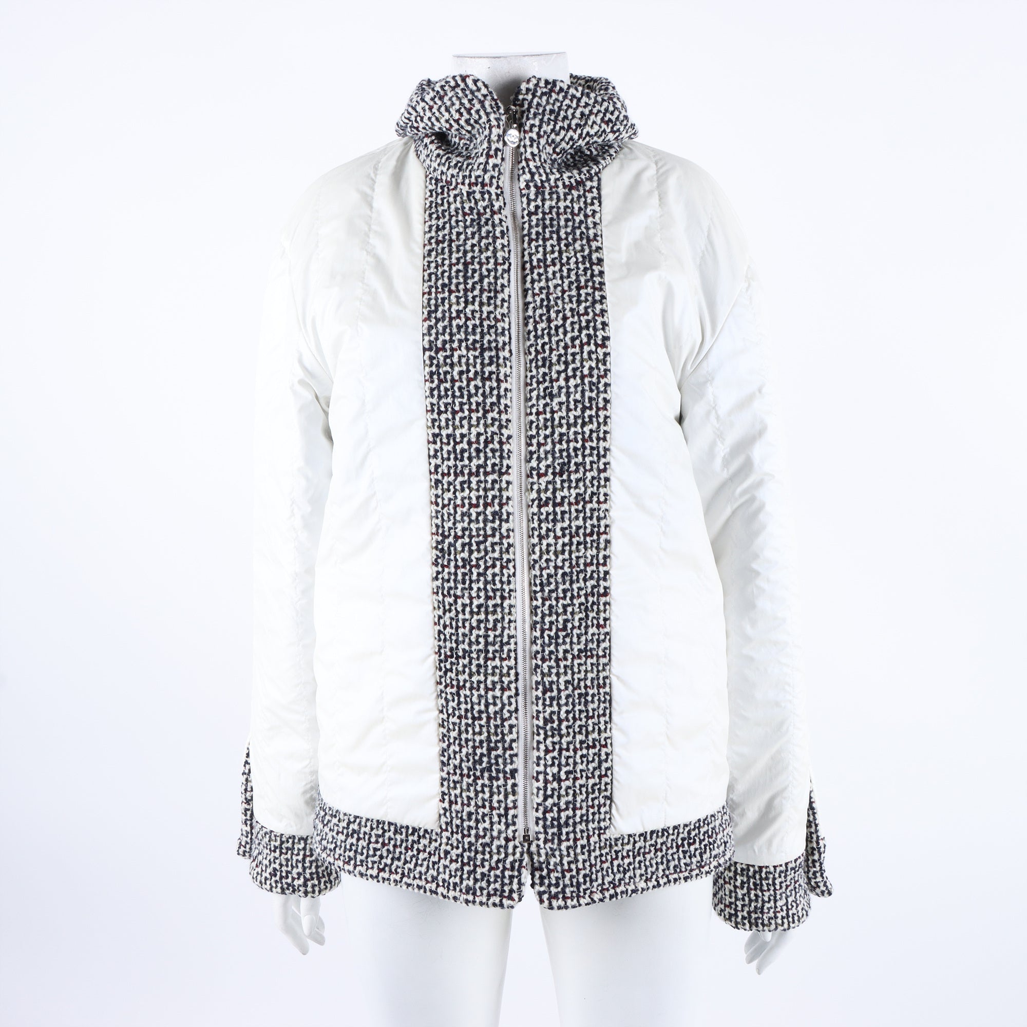 Chanel Reversible Zip-Up Jacket – Wool – Navy