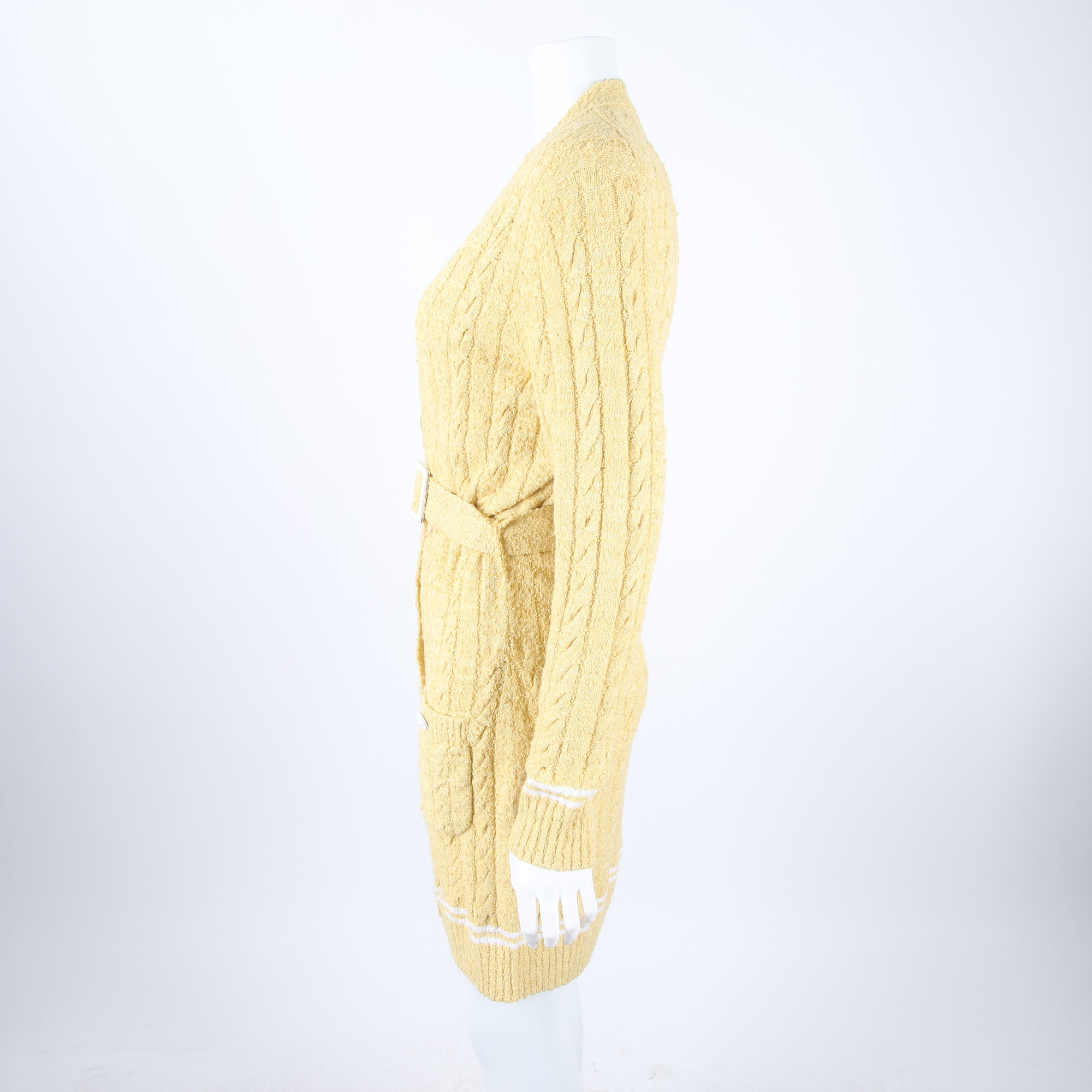 Chanel Cardigan – Wool – Yellow