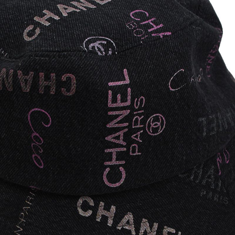 Chanel Bucket Hat – Denim – Grey
