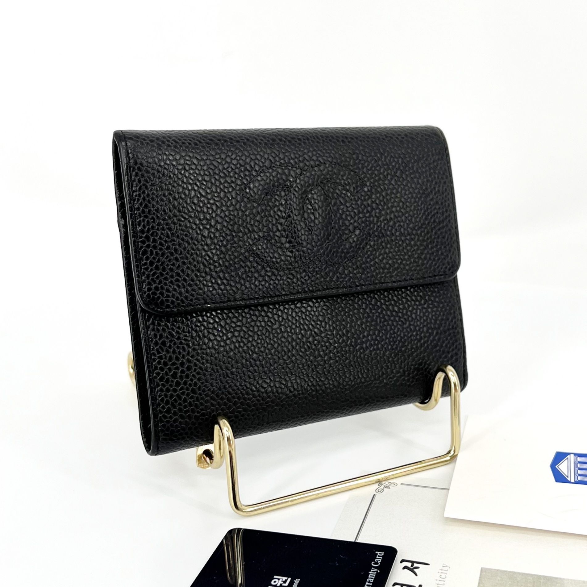 Chanel Wallet – Caviar Leather – Black