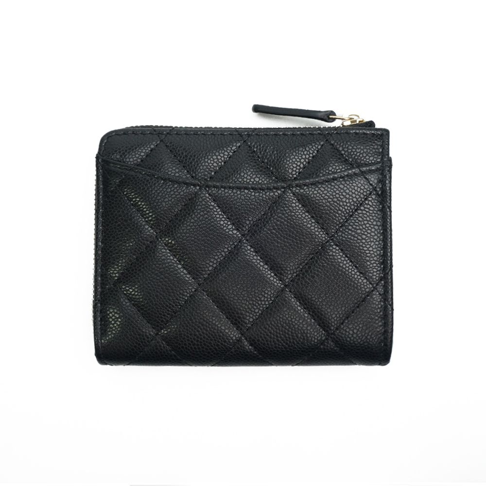 Chanel Card Wallet – Caviar Leather – Black