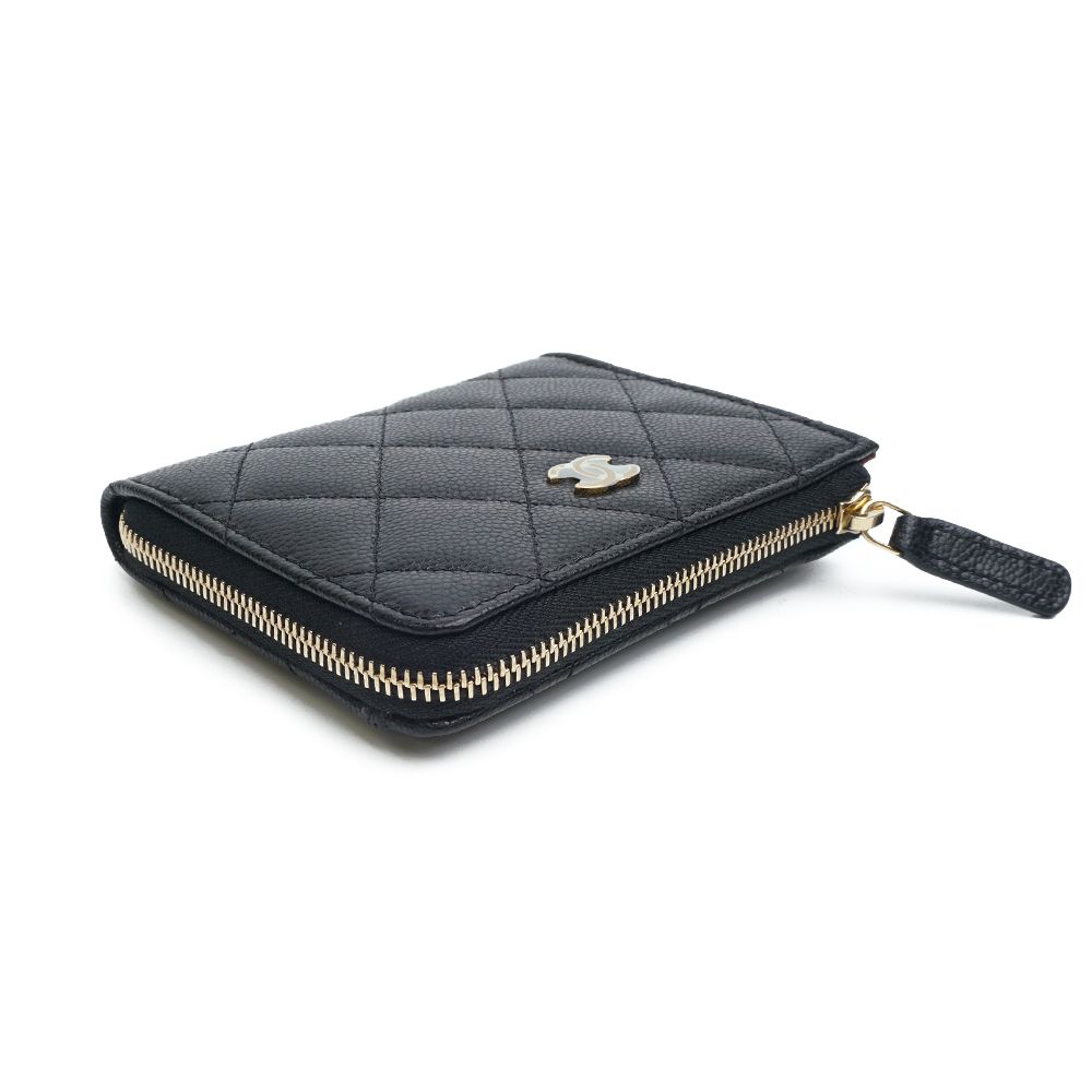 Chanel Card Wallet – Caviar Leather – Black