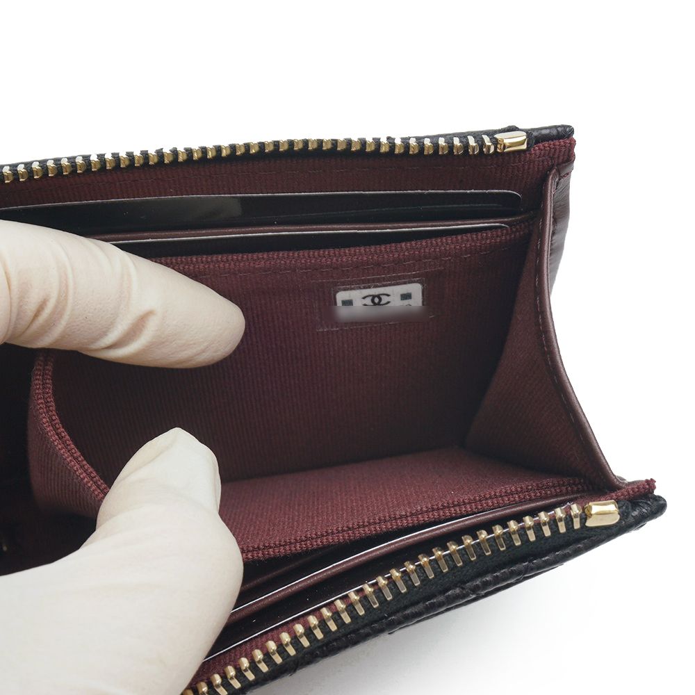 Chanel Card Wallet – Caviar Leather – Black