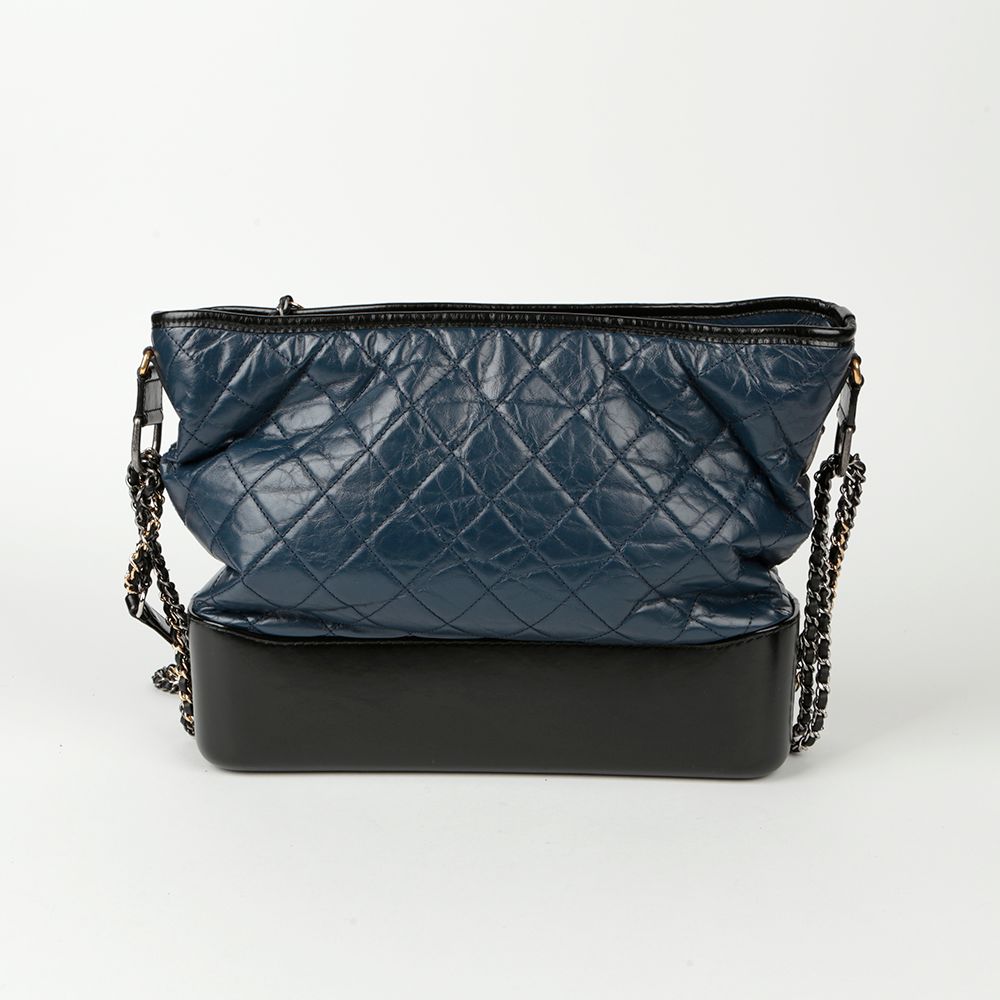 Chanel Gabrielle – Calfskin Leather – Navy