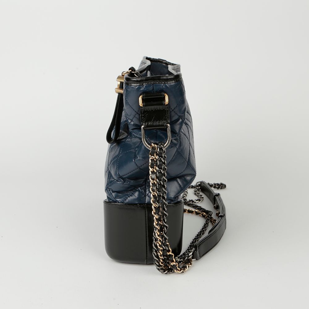 Chanel Gabrielle – Calfskin Leather – Navy