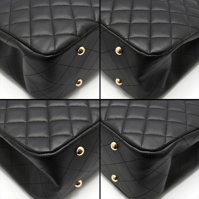 Chanel Shoulder Bag – Lambskin Leather – Black – Gold Hardware