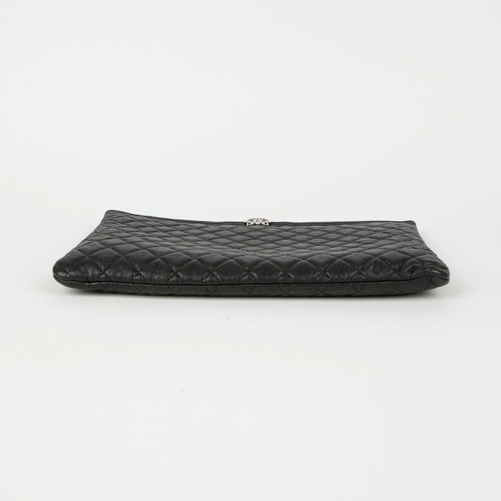 Chanel Boy – Caviar Leather – Black – Silver Hardware