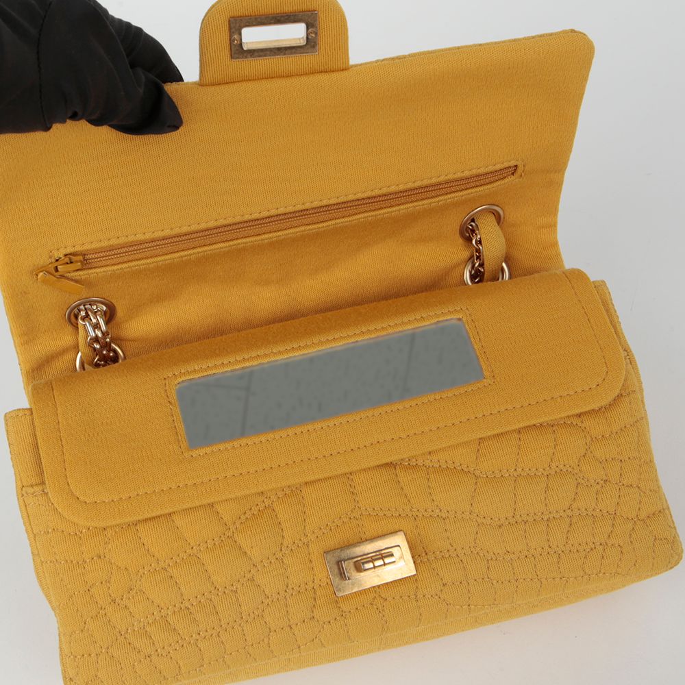 Chanel 2.55 Reissue – Cotton – Yellow – Gold Hardware