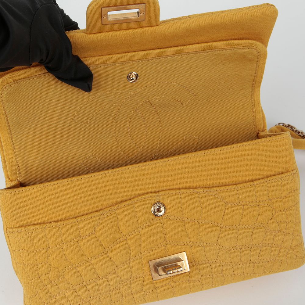 Chanel 2.55 Reissue – Cotton – Yellow – Gold Hardware