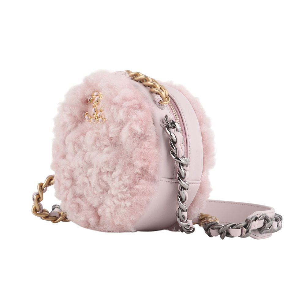 Chanel 19 – Shearling – Multicolor – Mixed hardware