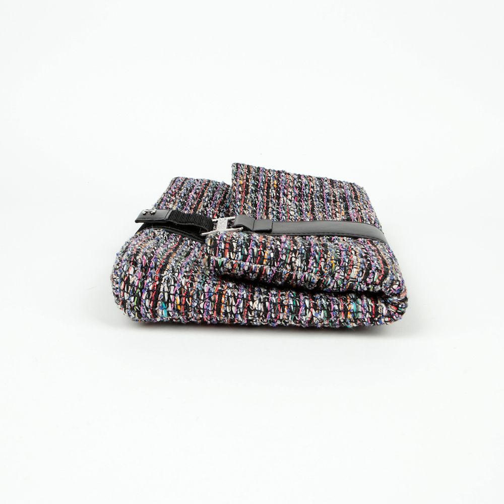 Chanel Flap Grip Clutch – Tweed – Multicolor