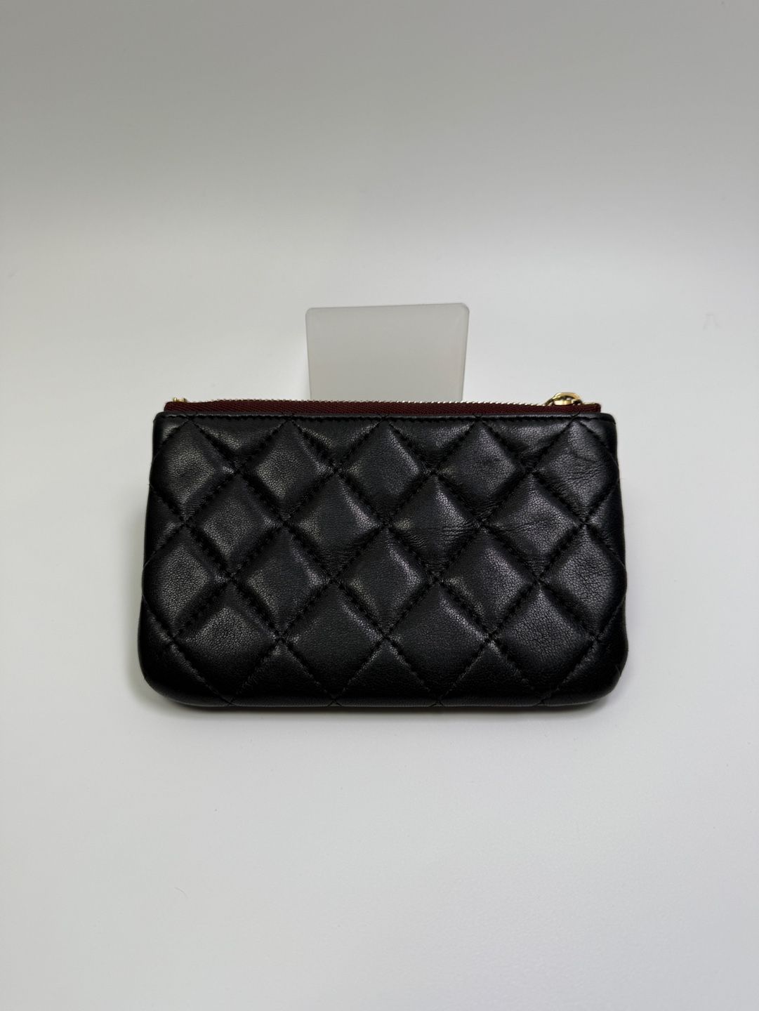 Chanel Pouch – Lambskin Leather – Black