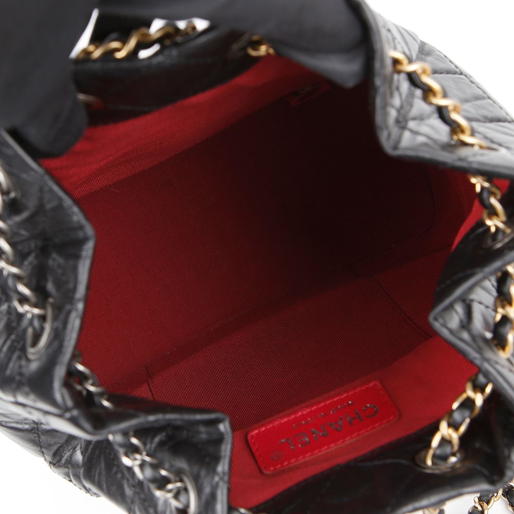 Chanel Gabrielle Small Backpack – Calfskin Leather – Black – Mixed Hardware