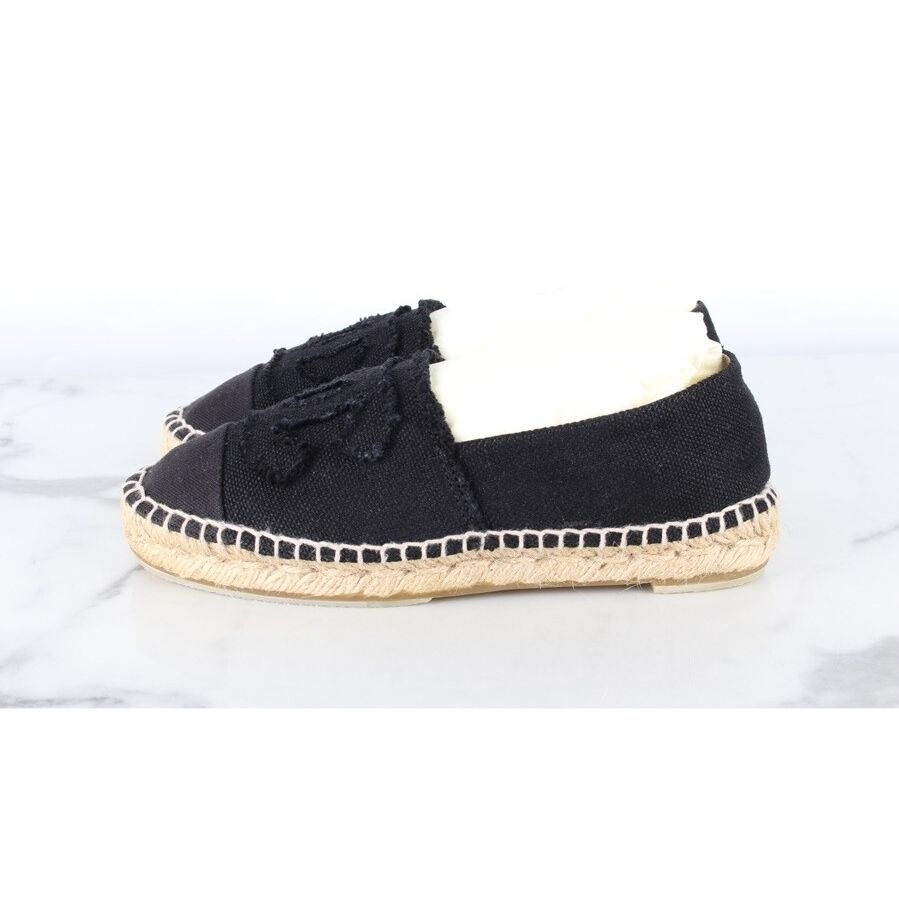 Chanel Espadrilles – Canvas – Black