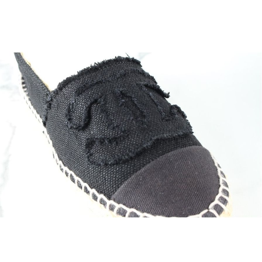 Chanel Espadrilles – Canvas – Black