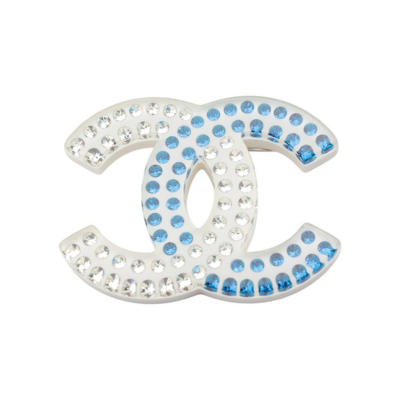 Chanel Brooch – White