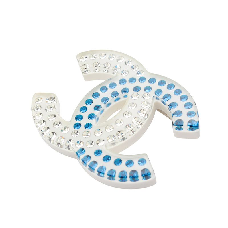 Chanel Brooch – White