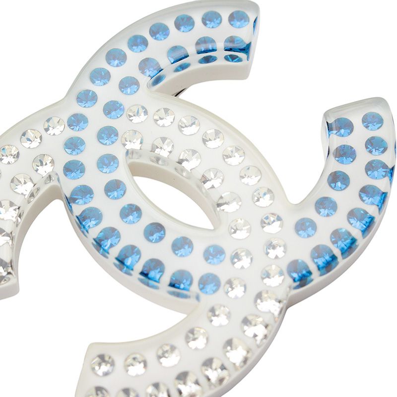 Chanel Brooch – White