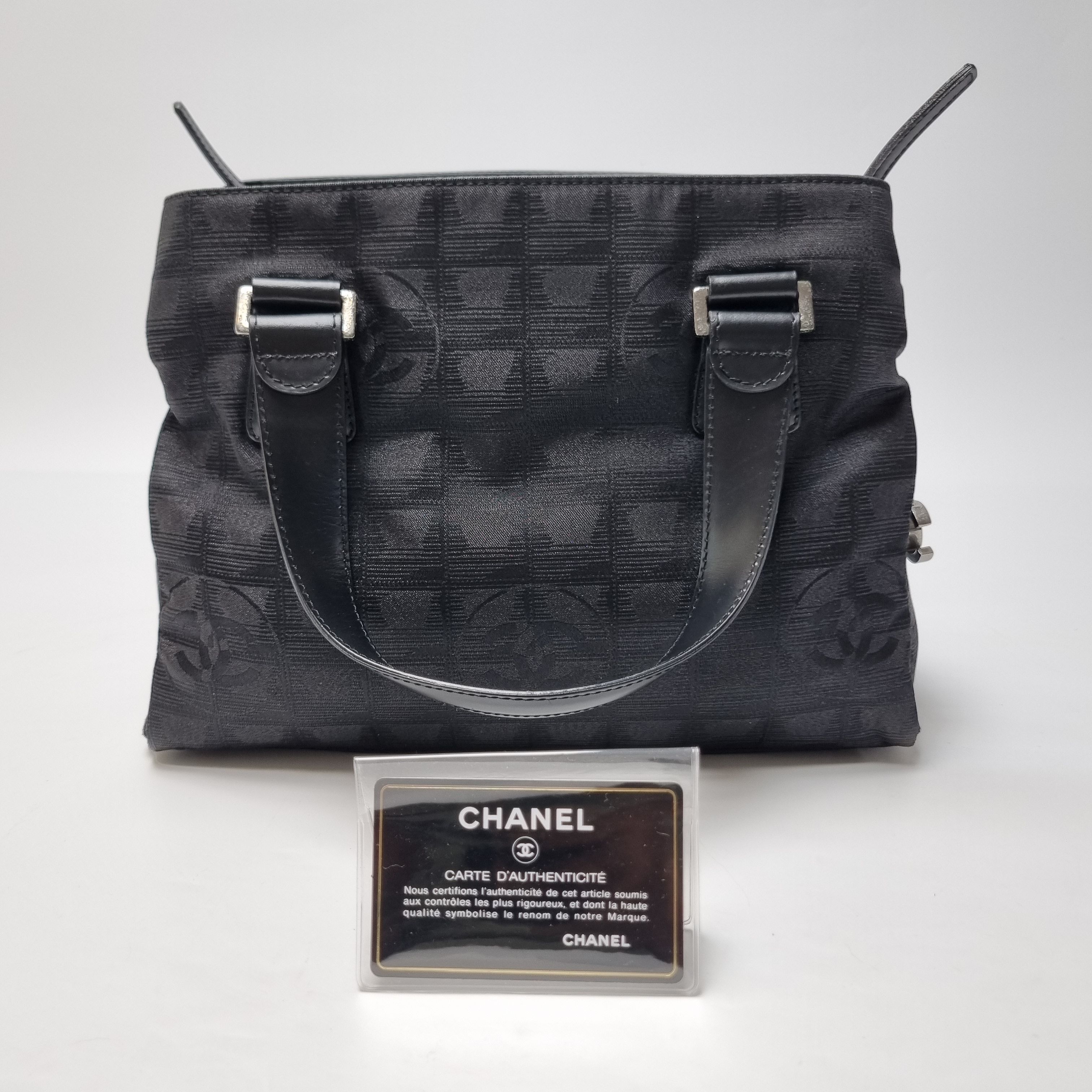 Travel Line Coco Mark Jacquard Tote Bag (Limited Edition