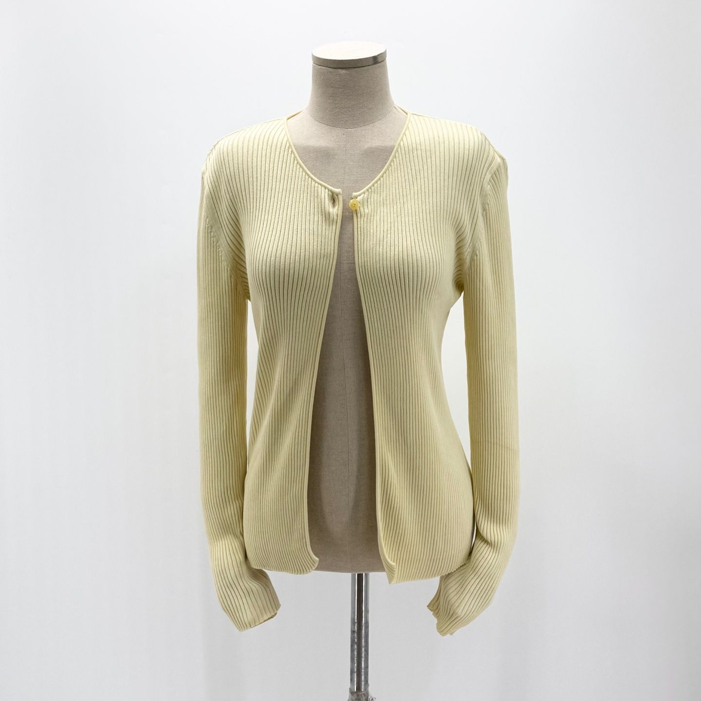 Logo Button Knit Cardigan