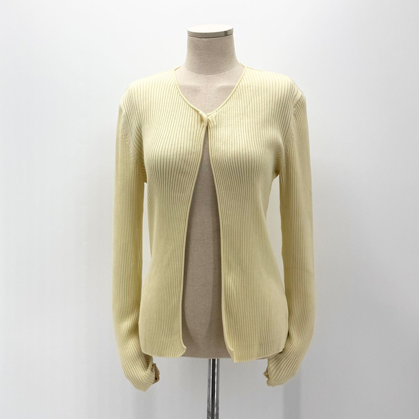 Logo Button Knit Cardigan
