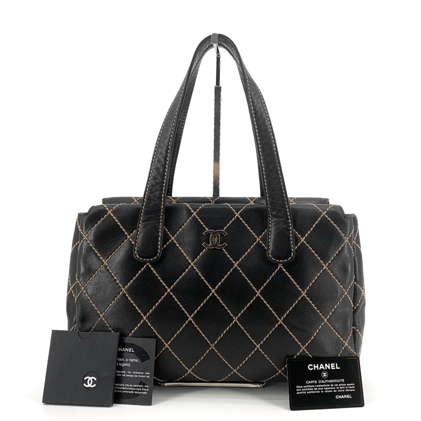 Wild Stitch Gold Shopping Tote Bag