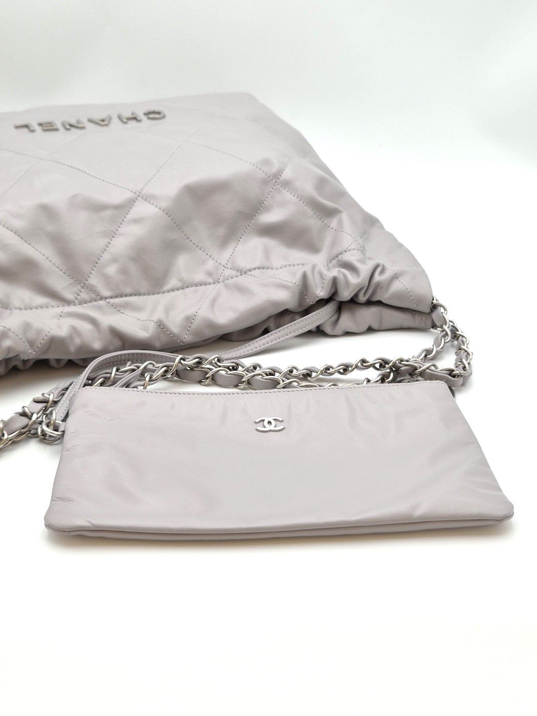 Medium Shoulder Bag Gray 22