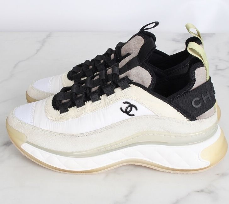 Mixed Fiber Black Badge Sneakers 36(230)