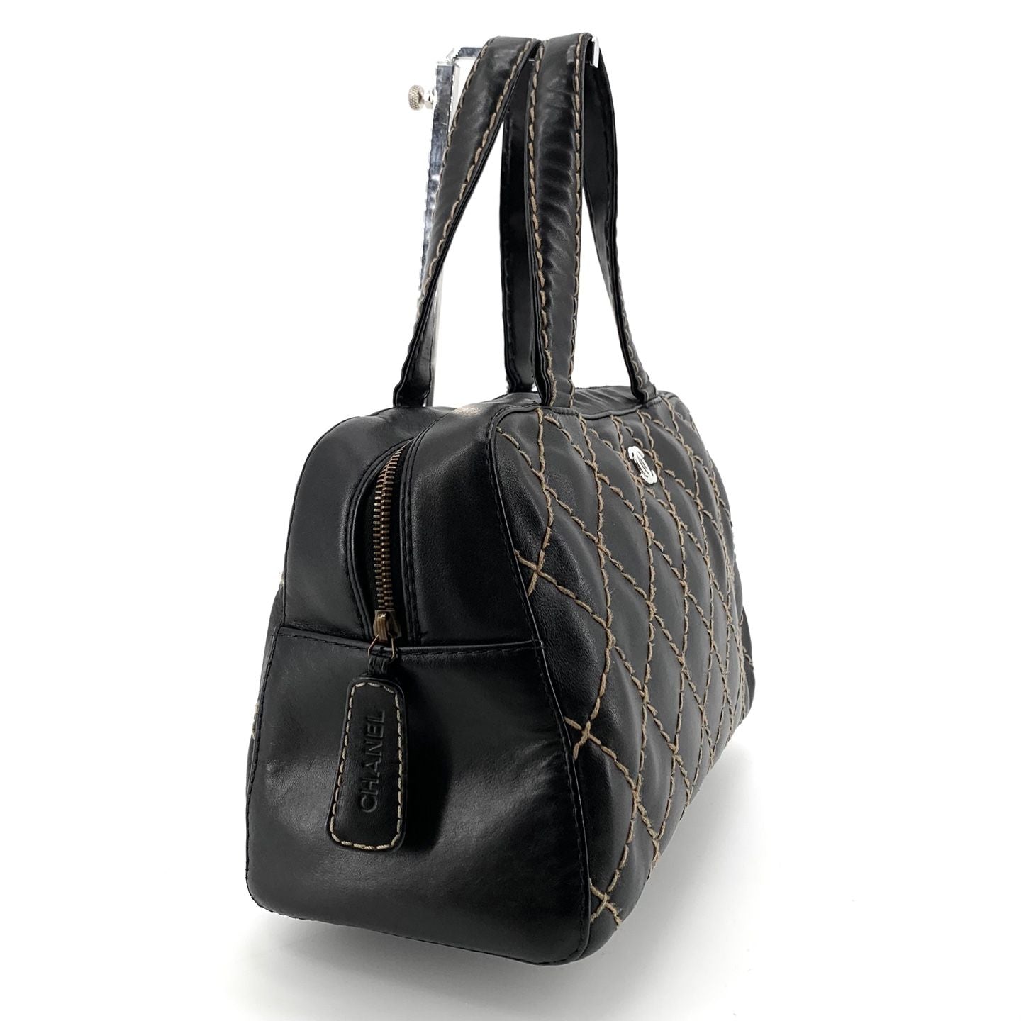 Wild Stitch Silver Tote Bag
