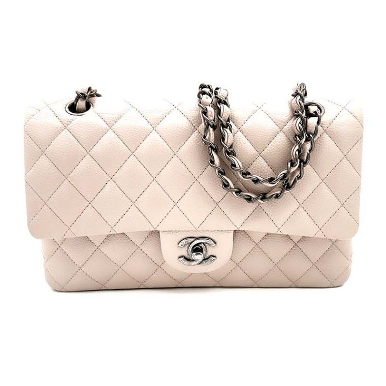 Chanel Classic Flap – Caviar Leather – Pink – Gold Hardware