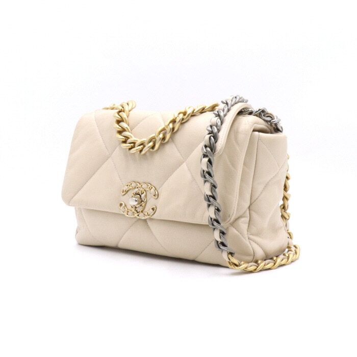 Chanel Flap Bag – Beige – Gold Hardware