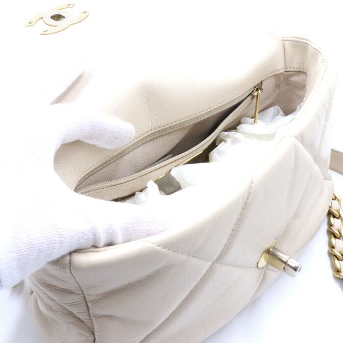 Chanel Flap Bag – Beige – Gold Hardware