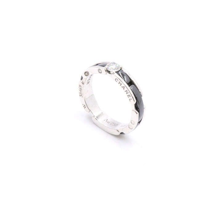 Chanel Ultra Ring – White Gold & Black Ceramic