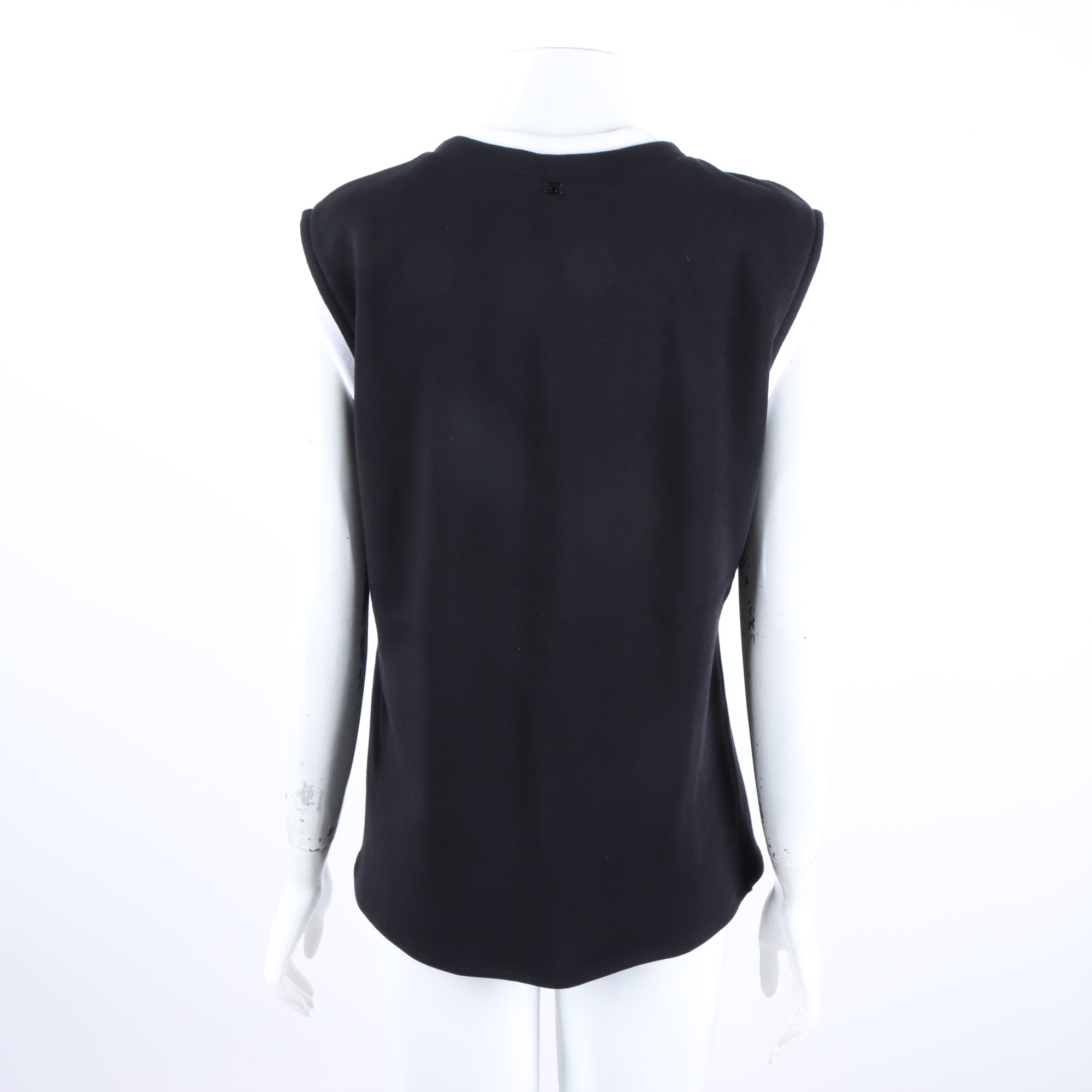 Chanel Sleeveless Top – Silk – Black