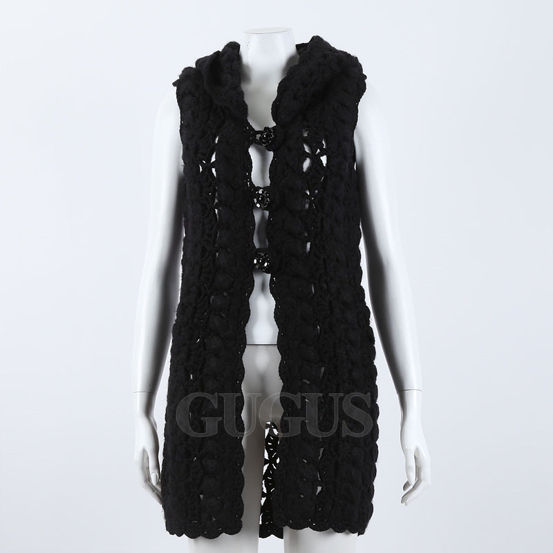 Chanel Knit Vest – Wool – Black