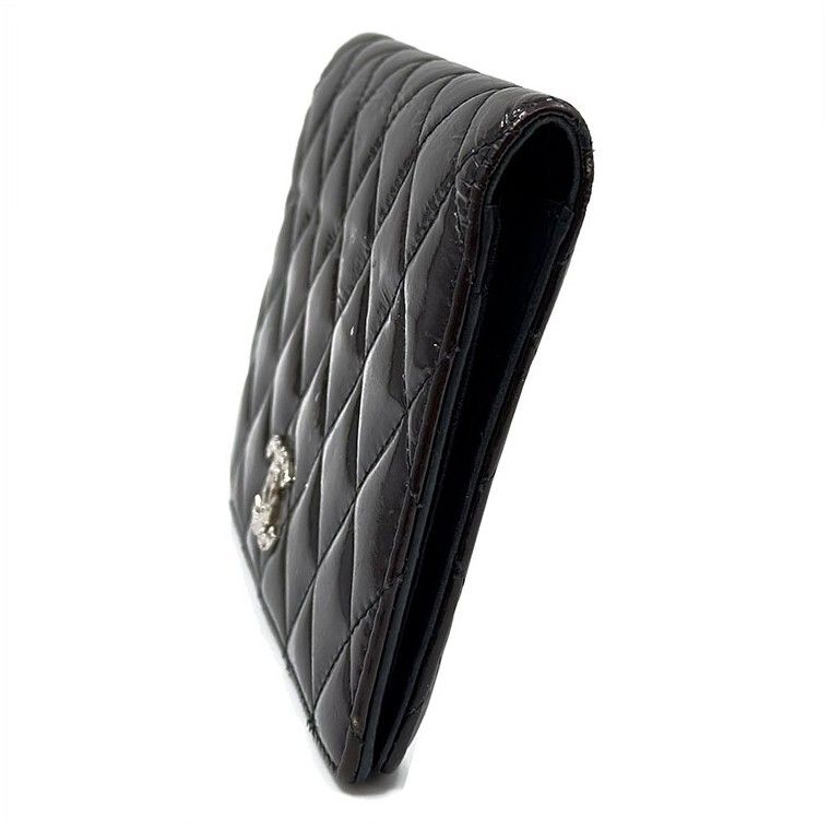 Chanel Long Wallet – Patent Leather – Black