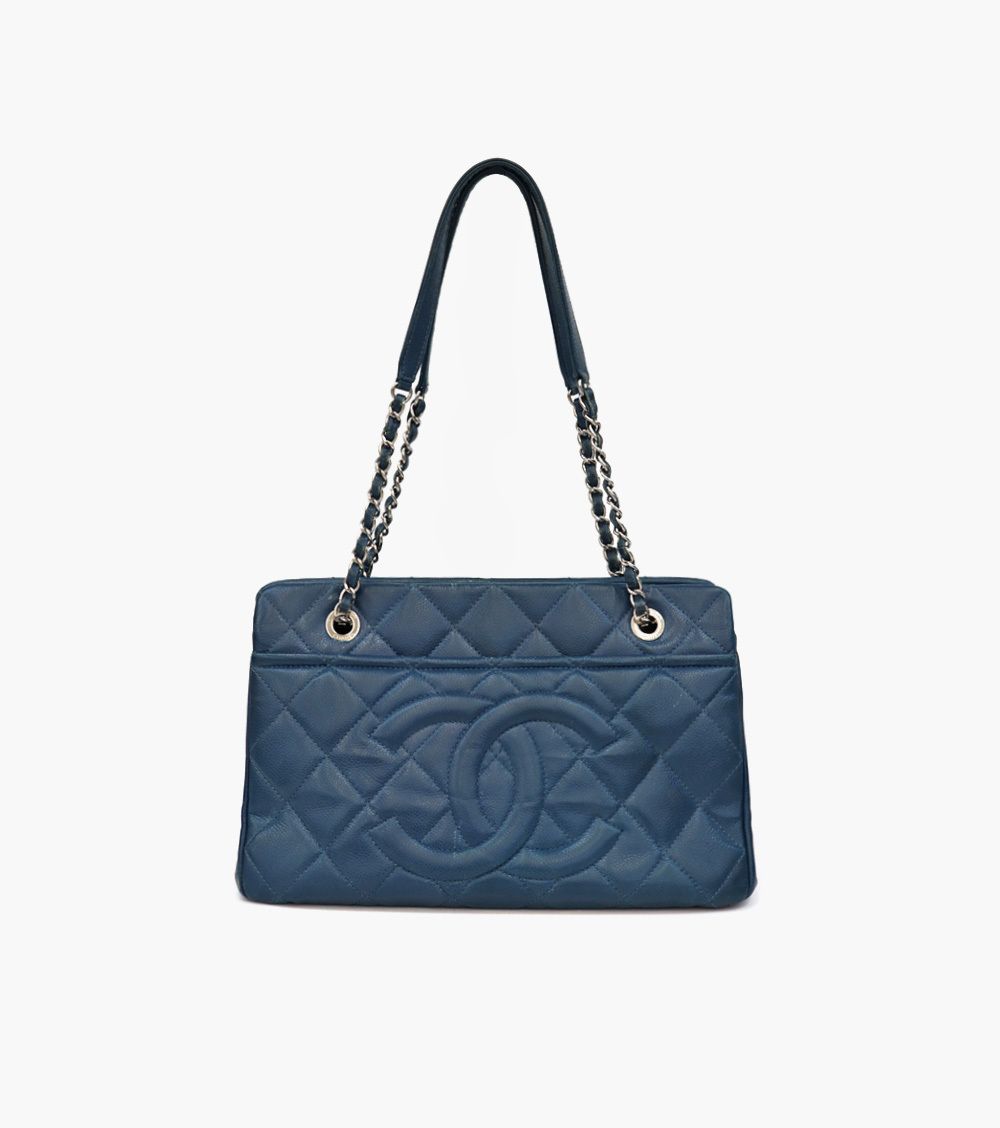 Chanel Shoulder Bag – Patent Leather – Navy