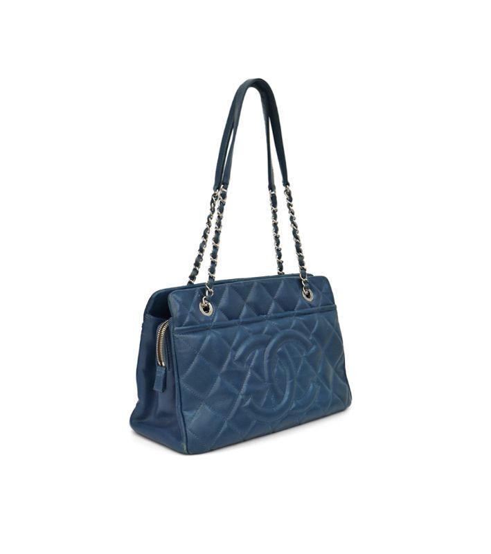 Chanel Shoulder Bag – Patent Leather – Navy