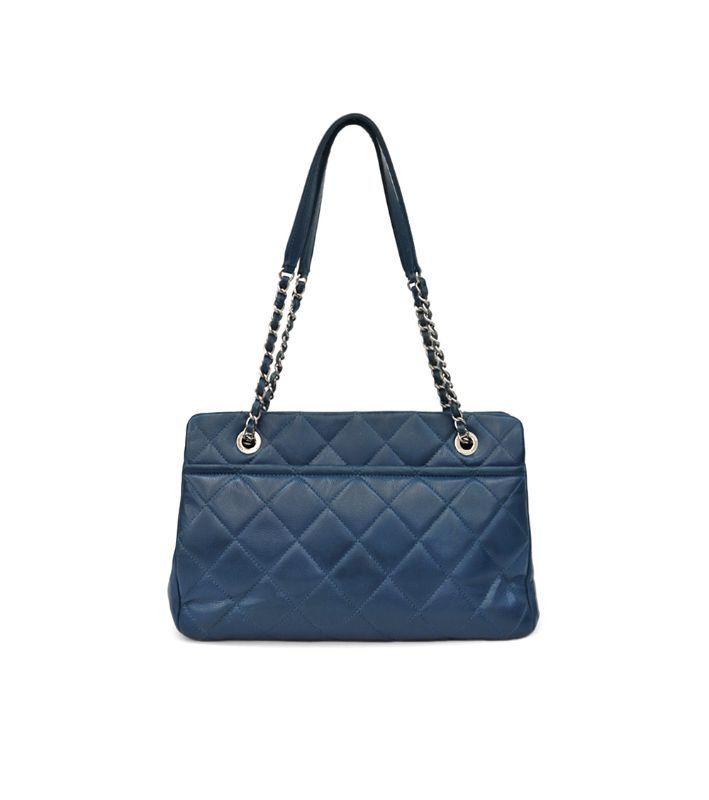 Chanel Shoulder Bag – Patent Leather – Navy