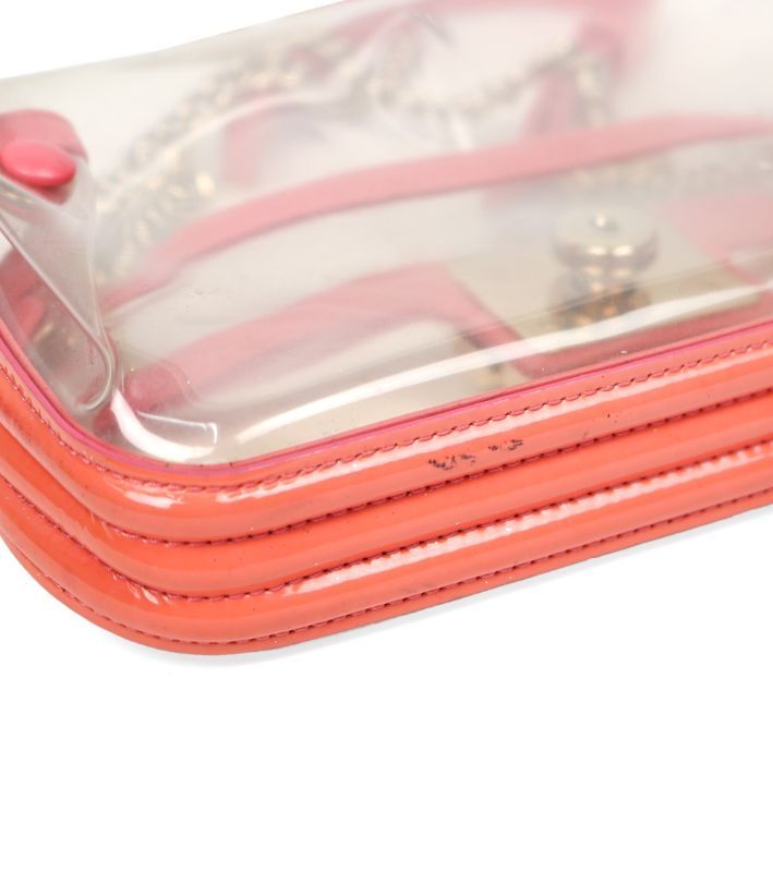 Chanel Boy – PVC – Orange – Gold Hardware