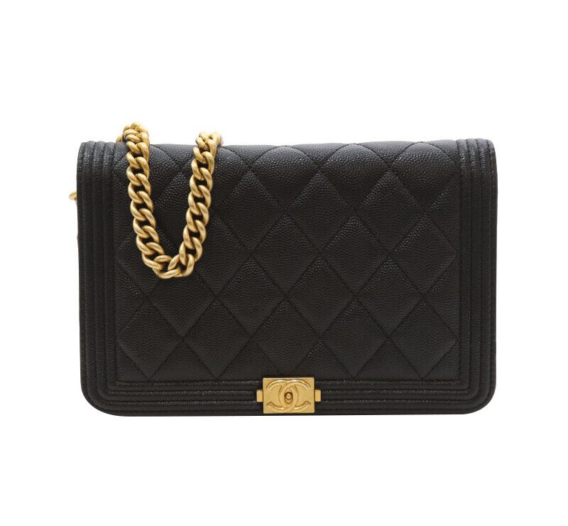 Chanel WOC – Caviar Leather – Black – Gold Hardware