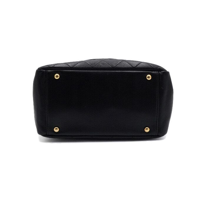 Chanel Petit Shoppping Tote – Caviar Leather – Black – Gold Hardware