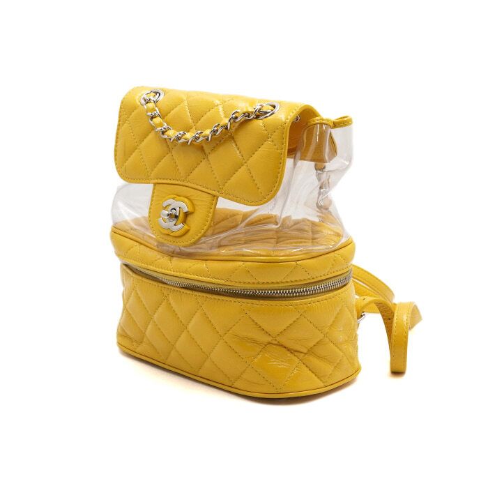 Chanel Backpack – PVC – Yellow