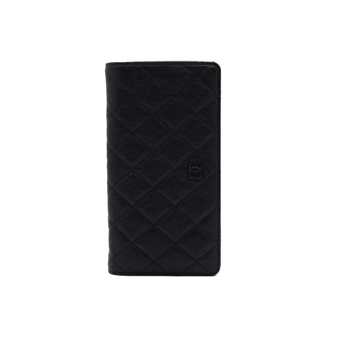 Chanel Classic Flap Wallet – Calfskin Leather – Black