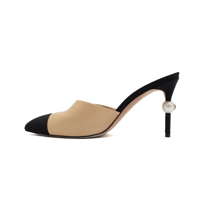 Chanel Mule – Goatskin Leather – Beige