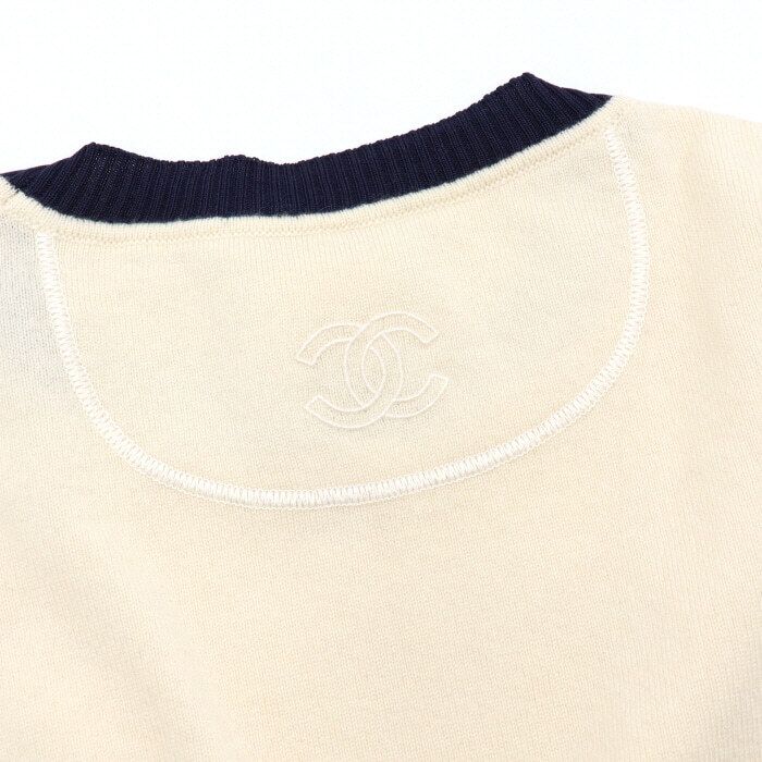 Chanel Knit Top – Cashmere – Beige