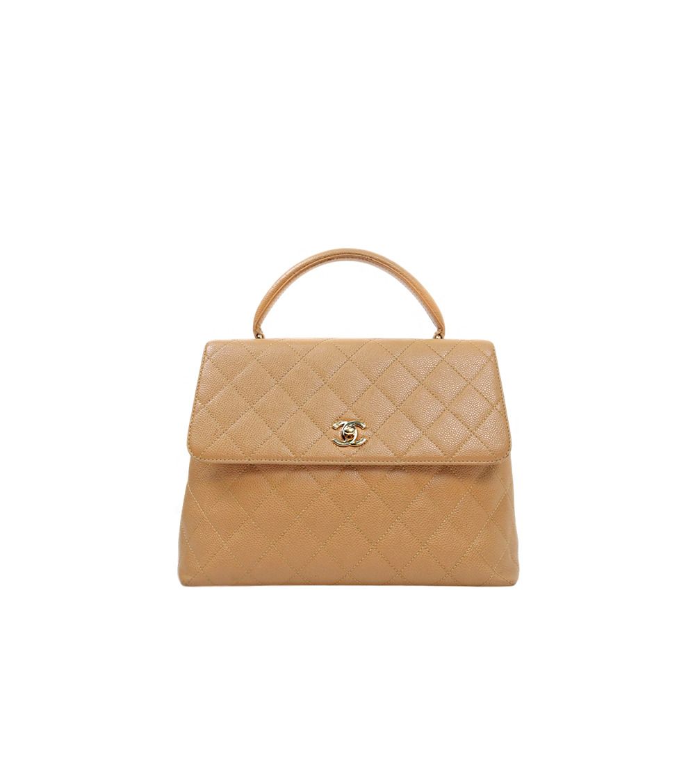 Chanel Coco Handle – Caviar Leather – Beige