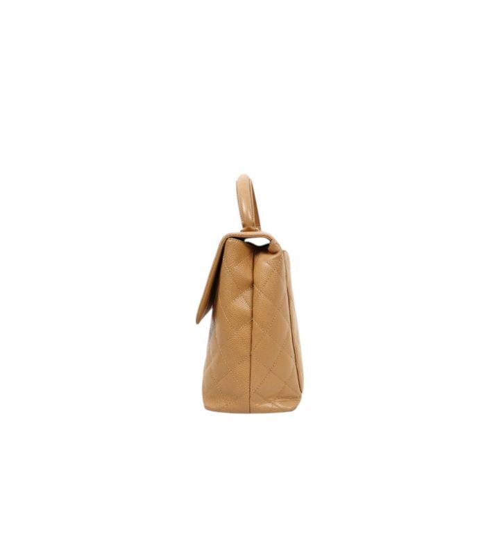 Chanel Coco Handle – Caviar Leather – Beige
